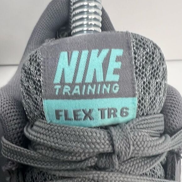 Nike Womens Flex TR 6 Grey Blue Running Shoes 6 - Picture 9 of 10